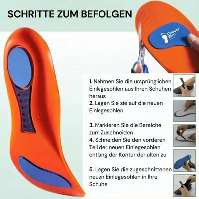 Paar orthopädische Einlegesohlen