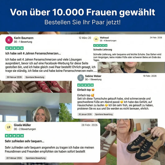 ErgoNova™ – Orthopädische Komfort Sneaker für Damen