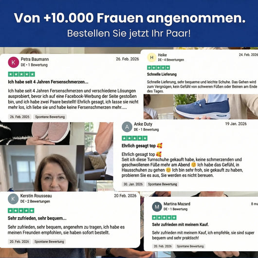 ErgoSport+™ – Orthopädische Komfortschuhe für Damen